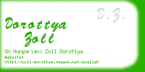 dorottya zoll business card